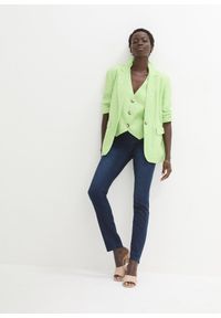 bonprix - Dżinsy Skinny, mid waist, ze stretchem. Kolor: niebieski #2