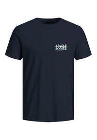 Jack & Jones - Jack&Jones Komplet 4 t-shirtów Geplas 12288304 Kolorowy Regular Fit. Materiał: bawełna. Wzór: kolorowy #5