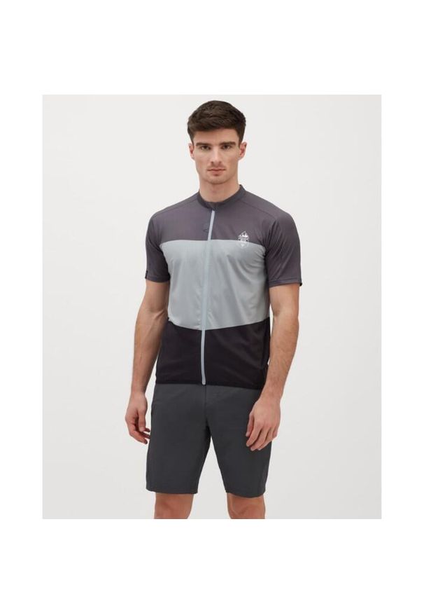 Koszulka rowerowa męska Silvini Jersey Turano Pro. Kolor: szary, wielokolorowy, czarny. Materiał: materiał, jersey. Sport: kolarstwo
