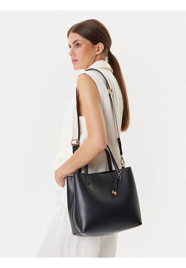 Aldo Torebka Carafe 13989216 Czarny. Kolor: czarny. Materiał: skórzane