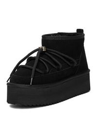 DeeZee Śniegowce W23Q11482 Czarny. Kolor: czarny. Materiał: materiał #3