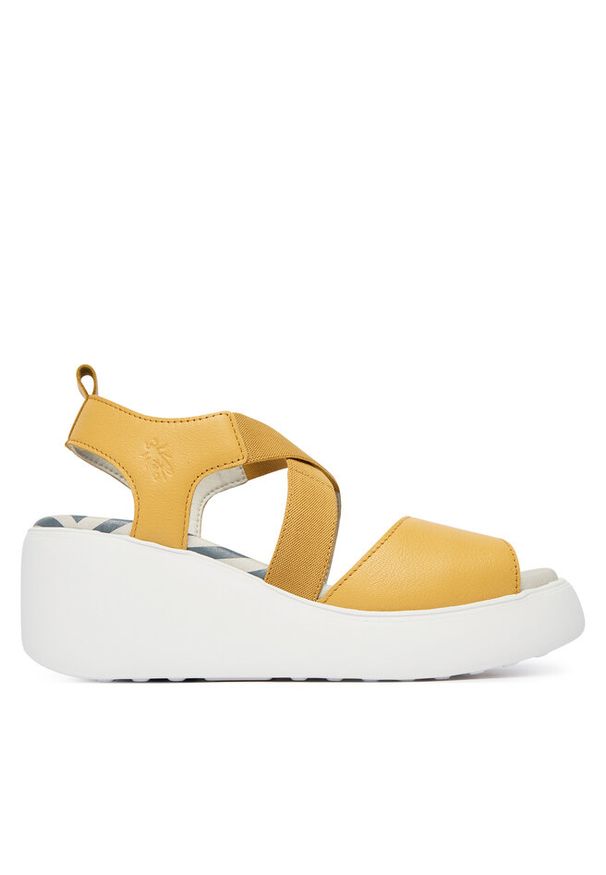 Sandały Fly London. Kolor: żółty