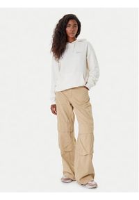 Jack Wolfskin Bluza Essential A63848 Écru Regular Fit. Materiał: bawełna #5