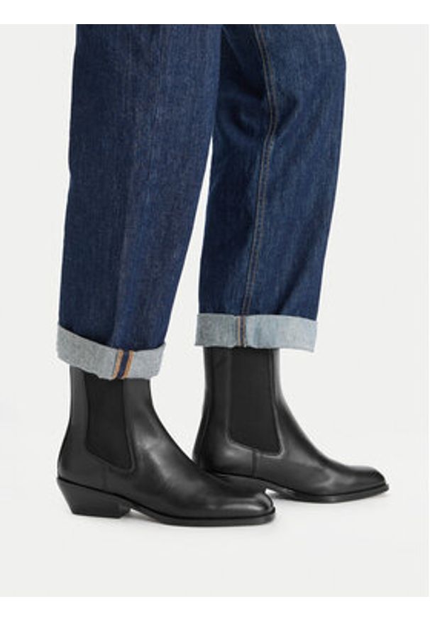 Gino Rossi Sztyblety CEO-AIDA-212-702-2 Czarny. Kolor: czarny. Materiał: skóra