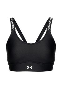 Biustonosz fitness Under Armour Infinity Mid. Kolor: czarny. Sport: fitness