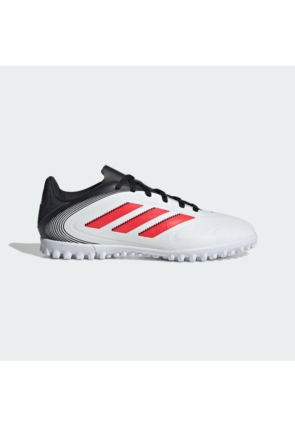 Adidas - Buty Copa Pure 3 Club TF Kids. Kolor: biały, czerwony, wielokolorowy, czarny. Materiał: materiał