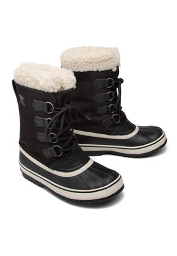 sorel - Sorel Śniegowce Winter Carnival NL3483 Czarny. Kolor: czarny. Materiał: materiał
