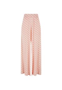 Damskie spodnie z wiskozy Urban Classics. Kolor: różowy. Materiał: wiskoza. Długość: długie #1