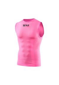 SIXS - Tank top Sixs SMX. Kolor: różowy. Długość rękawa: bez rękawów. Sport: fitness, kolarstwo
