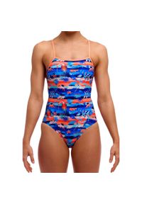 Strój do pływania FUNKITA Forever Fossil - Single Strap. Kolor: wielokolorowy