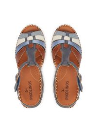 Pikolinos Sandały Aguadulce W3Z-1836C1 Niebieski. Kolor: niebieski. Materiał: skóra #3