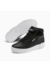 Puma Buty Carina Mid Fur 30968301. Okazja: na co dzień. Kolor: czarny #1