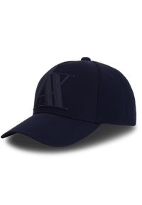 Armani Exchange Czapka z daszkiem 954079 CC518 37735 Granatowy. Kolor: niebieski. Materiał: materiał
