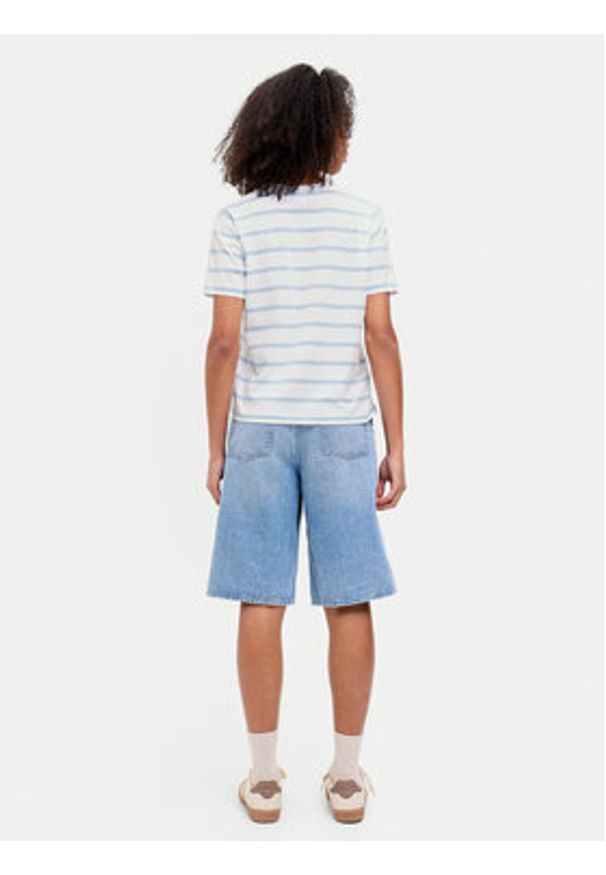 JJXX T-Shirt Annie 12257577 Niebieski Regular Fit. Kolor: niebieski. Materiał: bawełna