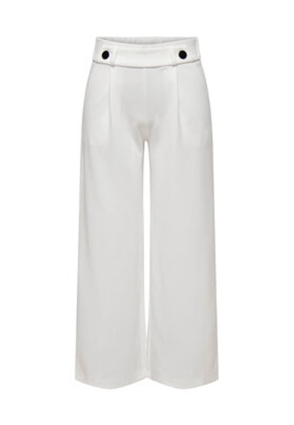 JDY Spodnie materiałowe Geggo 15208430 Biały Wide Leg. Kolor: biały. Materiał: syntetyk