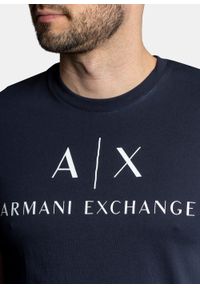 Koszulka męska Armani Exchange (8NZTCJ Z8H4Z 1510). Kolor: niebieski. Sport: turystyka piesza #4