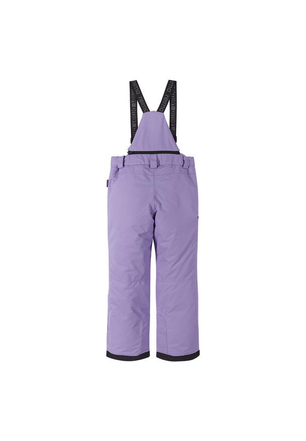 Spodnie narciarskie dla dziecka Reima Terrie z szelkami. Kolor: wielokolorowy, fioletowy, różowy. Sezon: zima. Sport: narciarstwo