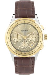 Zegarek Sekonda Zegarek męski Sekonda 30110 brązowy. Kolor: brązowy #1