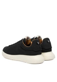 Emporio Armani Sneakersy EM003663 AF19998 UC001 Czarny. Kolor: czarny. Materiał: nubuk, skóra #3