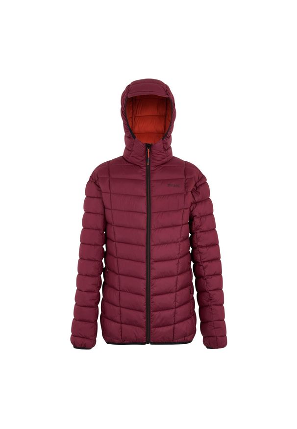 Regatta - Męska Ocieplana Kurtka Asper. Kolor: czerwony. Materiał: puch. Sport: turystyka piesza