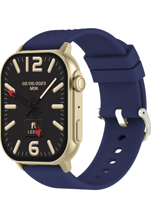 Smartwatch Gravity GT15-11 Granatowy (GT15-11). Rodzaj zegarka: smartwatch. Kolor: niebieski