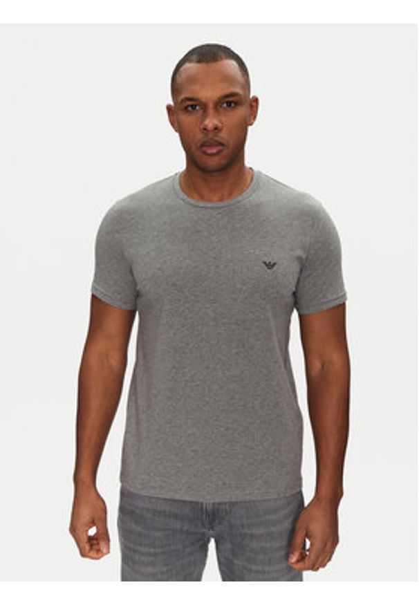 Emporio Armani Underwear Komplet 2 t-shirtów EM000391 AF10776 M8072 Kolorowy Regular Fit. Materiał: bawełna. Wzór: kolorowy
