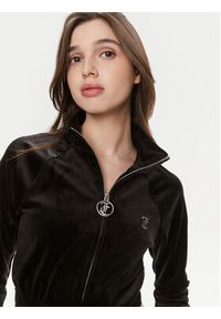 Juicy Couture Bluza Tasha JCWCT24306 Czarny Slim Fit. Kolor: czarny. Materiał: syntetyk #6