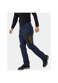 FUNDANGO - Spodnie Softshellowe Męskie Fundango Akira. Kolor: niebieski. Materiał: materiał, softshell. Sezon: lato. Sport: snowboard, turystyka piesza, narciarstwo #1