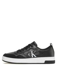 Calvin Klein Jeans Sneakersy Basket Cupsole Low Lth Mono YM0YM00574 Czarny. Kolor: czarny. Materiał: skóra #5