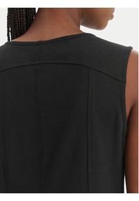 Calvin Klein Jeans Sukienka codzienna LV047F203G Czarny Regular Fit. Okazja: na co dzień. Kolor: czarny. Materiał: bawełna. Typ sukienki: proste. Styl: casual #2
