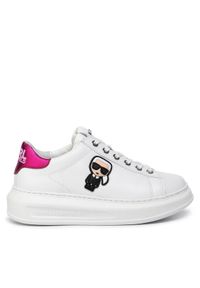 Karl Lagerfeld - KARL LAGERFELD Sneakersy KL62530 Biały. Kolor: biały. Materiał: skóra #1