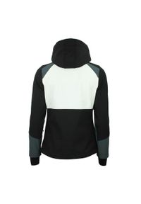PEAK MOUNTAIN - Kurtka damska Peak Mountain Softshell Ametisffb. Typ kołnierza: kołnierzyk stójkowy. Kolor: czarny. Materiał: softshell. Sport: turystyka piesza