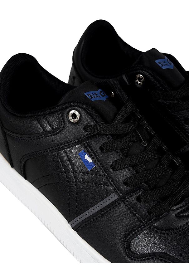 Gas Sneakersy "Grail LTX2" | GAM224201 | Grail LTX2 | Mężczyzna | Czarny. Kolor: czarny. Materiał: skóra ekologiczna. Wzór: nadruk