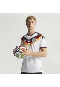 Adidas - Koszulka Germany 26 Home Authentic. Kolor: biały. Materiał: dzianina. Technologia: ClimaCool (Adidas). Sport: piłka nożna #1