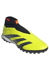 Adidas - Buty piłkarskie adidas Predator League Ll Tf IF1024 żółte. Kolor: żółty. Materiał: syntetyk, guma. Sport: piłka nożna #5