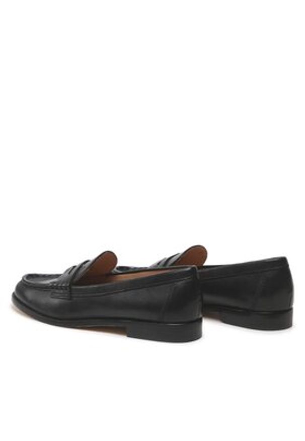 Lauren Ralph Lauren - LAUREN RALPH LAUREN Mokasyny Wynnie 802875318001 Czarny. Kolor: czarny. Materiał: skóra