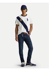Polo Ralph Lauren T-Shirt 710981767004 Biały Regular Fit. Typ kołnierza: polo. Kolor: biały. Materiał: bawełna #5