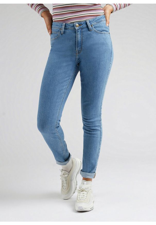 Lee - LEE DAMSKIE SPODNIE JEANSOWE LEE SCARLETT HIGH JUST A BREESE L626FAB38 112328321