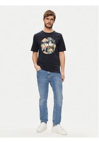 Jack & Jones - Jack&Jones T-Shirt Chill 12248072 Granatowy Standard Fit. Kolor: niebieski. Materiał: bawełna #3