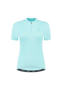 ROGELLI - Damska koszulka rowerowa CORE z krótkim rękawem. Kolor: niebieski. Długość rękawa: krótki rękaw. Długość: krótkie