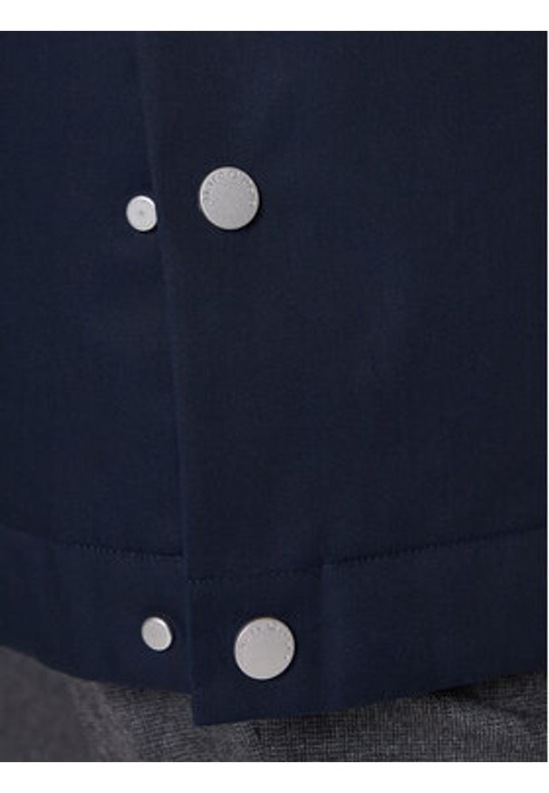 Marc O'Polo Parka 528 0022 71028 Granatowy Regular Fit. Typ kołnierza: polo. Kolor: niebieski. Materiał: syntetyk, bawełna