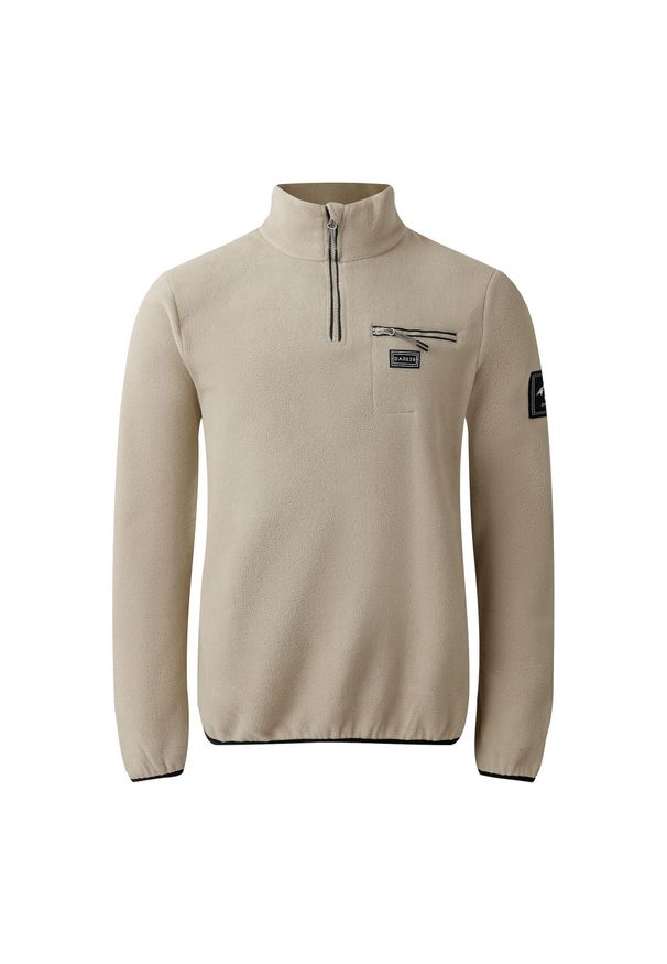 DARE 2B - Polarowy Top Męska Z Górą Affinity. Kolor: beżowy. Materiał: polar. Sezon: zima. Sport: turystyka piesza