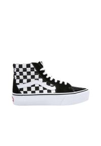 Damskie trampki na co dzień Vans UA SK8-Hi Platform 2.0 VN0A3TKNQXH1 Czarny. Okazja: na co dzień. Zapięcie: sznurówki. Kolor: czarny. Materiał: guma, skóra. Szerokość cholewki: normalna. Obcas: na platformie. Model: Vans SK8. Sport: turystyka piesza