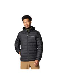 columbia - Kurtka sportowa męska Lake 22 II Down Hooded Jacket. Kolor: czarny. Materiał: poliester