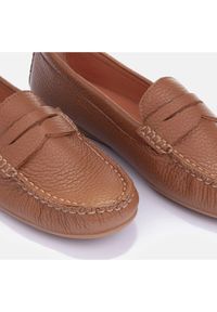 Marco Shoes Mokasyny z elastyczną podeszwą brązowe. Kolor: brązowy