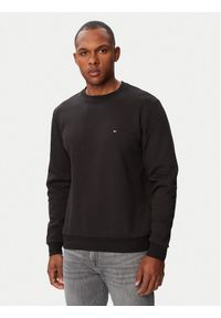 TOMMY HILFIGER - Tommy Hilfiger Sweter Essential MW0MW37241 Czarny Regular Fit. Kolor: czarny. Materiał: bawełna #1