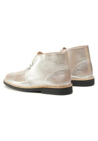 Clarks Botki Desert Boot 2 261556684 Srebrny. Kolor: srebrny. Materiał: skóra #5