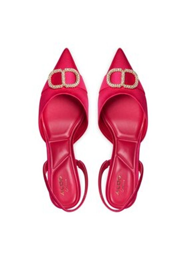 Aldo Sandały Decora 13658253 Różowy. Kolor: różowy. Materiał: materiał