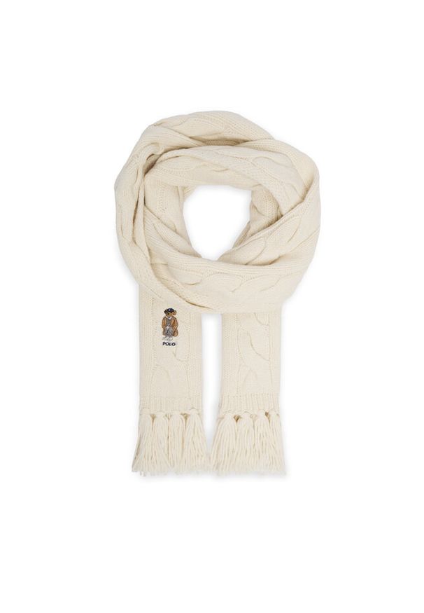 Szalik Polo Ralph Lauren. Kolor: kremowy