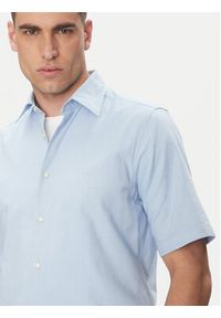 BOSS Koszula Rash_2 50537332 Błękitny Regular Fit. Kolor: niebieski. Materiał: bawełna
